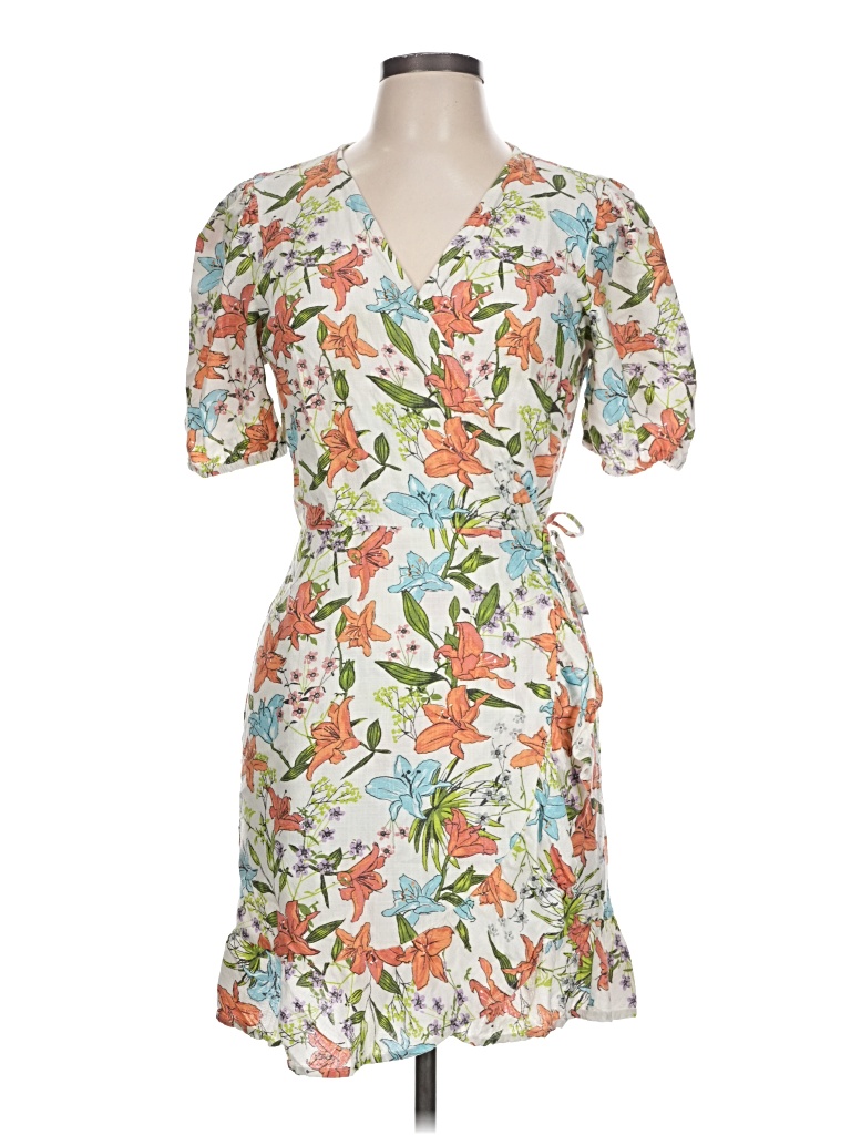 Pre-owned Assorted Brands Cocktail Dress In Ivory