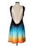 Runaway 100% Polyester Graphic Black Cocktail Dress Size L - photo 2