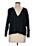 Splendid Black Long Sleeve Blouse Size M - photo 1