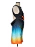 Runaway 100% Polyester Graphic Black Cocktail Dress Size L - photo 4