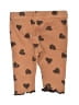 Emily and Oliver 100% Cotton Hearts Brown Khakis Size 0-3 mo - photo 2