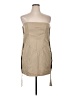 PrettyLittleThing 100% Polyester Tan Cocktail Dress Size 14 - photo 1