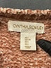 Cynthia Rowley TJX 100% Polyester Metallic Brown Pullover Sweater Size L - photo 7