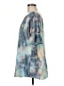 Misslook Tie-dye Blue Short Sleeve Blouse Size M - photo 5