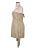 PrettyLittleThing 100% Polyester Tan Cocktail Dress Size 14 - photo 5