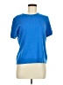 Lands' End Blue Short Sleeve Top Size M - photo 1
