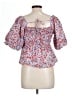 Love Notes Pink 3/4 Sleeve Blouse Size L - photo 2