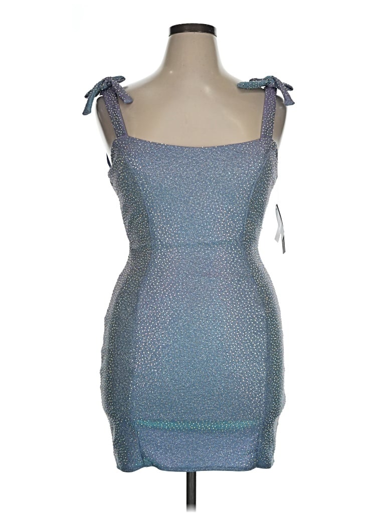 Pre-owned Seni & Cade Cocktail Dress In Blue