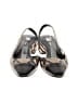 Veronica Beard 100% Leather Animal Print Black Heels Size 7 1/2 - photo 2