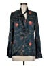ETRO Blue Long Sleeve Blouse Size EU (IT) 42 / US 6 - photo 1