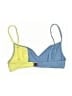 Araks Color Block Blue Swimsuit Top Size S - photo 2