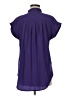 UG Apparel 100% Polyester Purple Short Sleeve Blouse Size M - photo 2
