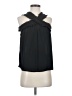 J.Crew 100% Polyester Black Sleeveless Blouse Size 0 - photo 1