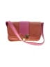 Marc Jacobs 100% Leather Color Block Pink Orange Leather Shoulder Bag One size - photo 1