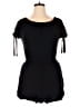 Derek Heart Solid Black Romper Size XL - photo 1