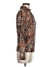 Reiss Animal Print Brown Long Sleeve Blouse Size M - photo 4