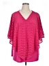 Catherines 100% Polyester Pink Poncho Size 2X - photo 1