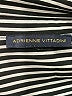 Adrienne Vittadini Stripes Black Long Sleeve Blouse Size L - photo 7