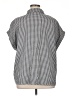Shein Curve 100% Polyester Houndstooth Silver Short Sleeve Blouse Size 16 Plus (2) - photo 2