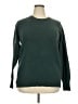 Brandy Melville 100% Cotton Solid Green Pullover Sweater Size 2X (estimated) - photo 1