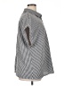 Shein Curve 100% Polyester Houndstooth Silver Short Sleeve Blouse Size 16 Plus (2) - photo 4