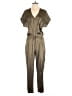 Splendid 100% Viscose Metallic Solid Metallic Brown Jumpsuit Size S - photo 1