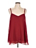 Torrid 100% Polyester Burgundy Sleeveless Blouse Size Lg Plus (0) - photo 1