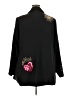 Studio by Torrid Hearts Graphic Solid Black Blazer Size 4X Plus (4) - photo 2