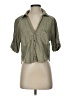Zara Green 3/4 Sleeve Button-Down Shirt Size S - photo 1