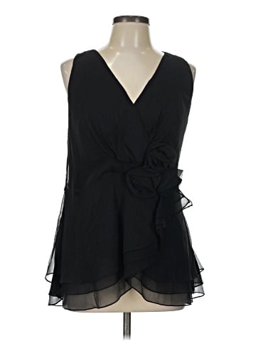 Magaschoni Sleeveless Silk Top (view 1)