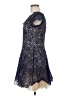 Nha Khanh 100% Polyester Blue Cocktail Dress Size 6 - photo 5