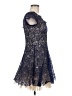 Nha Khanh 100% Polyester Blue Cocktail Dress Size 6 - photo 4