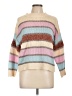 Cotton Emporium Stripes Tan Pullover Sweater Size L - photo 1