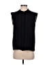 Ann Taylor 100% Polyester Black Sleeveless Blouse Size S - photo 1