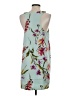 Leith 100% Polyester Tropical Teal Casual Dress Size S - photo 2
