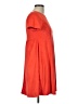 Speechless Solid Orange Casual Dress Size L - photo 4