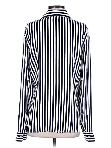 Michael Kors Collection Long Sleeve Silk Top (view 2)