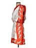 Yllw 100% Polyester Graphic Orange Cocktail Dress Size S - photo 5