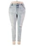 Shein Curve Tie-dye Blue Jeans Size 20 Plus (4) - photo 1