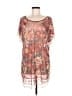 Roommates 100% Polyester Brown Orange Casual Dress Size M - photo 1