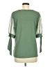Assorted Brands Green 3/4 Sleeve Top Size M - photo 2