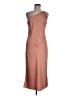 BHLDN 100% Polyester Solid Tan Cocktail Dress Size 8 - photo 1