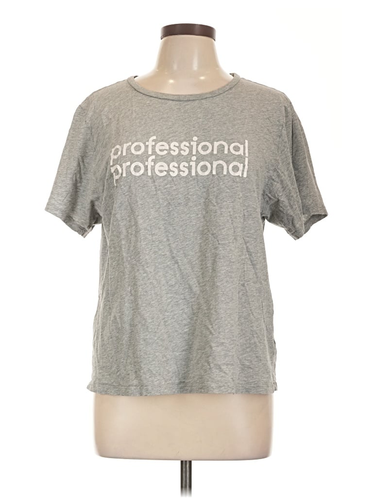 Pre-owned Bando Short Sleeve T-shirt In Gray