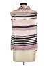 Nine West Stripes Pink Sleeveless Blouse Size 12 - photo 2