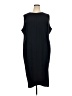 Marina Rinaldi 100% Polyester Solid Black Cocktail Dress Size 14 (23) - photo 1