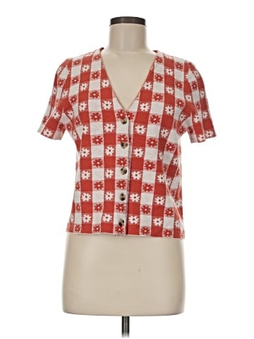 Madewell Floral Gingham Sweater Tee (view 1)