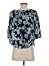 Splendid 100% Rayon Blue 3/4 Sleeve Blouse Size XS - photo 2