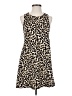 TOBI 100% Polyester Animal Print Tan Casual Dress Size S - photo 1