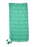 Charming Charlie 100% Polyester Paisley Green Scarf One size - photo 2