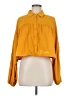 Hyfve Yellow Long Sleeve Blouse Size M - photo 1
